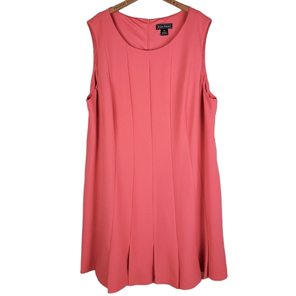 Jessica Howard Coral Fit-and-Flare Sleeveless Midi Dress - Picture 2 of 6